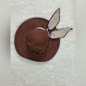 Chic Brown Women's Hat with Stylish Bow
